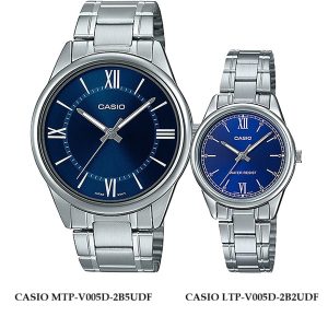 CASIO MTP-V005D-2B5UDF + CASIO LTP-V005D-2B2UDF