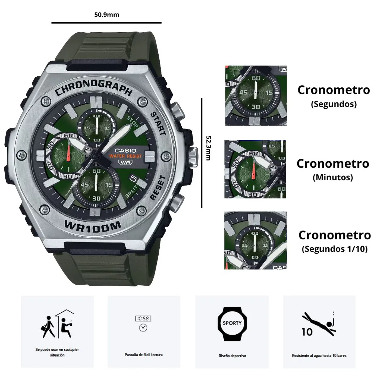 CASIO MWA-300H-3AVDF - Зображення 9