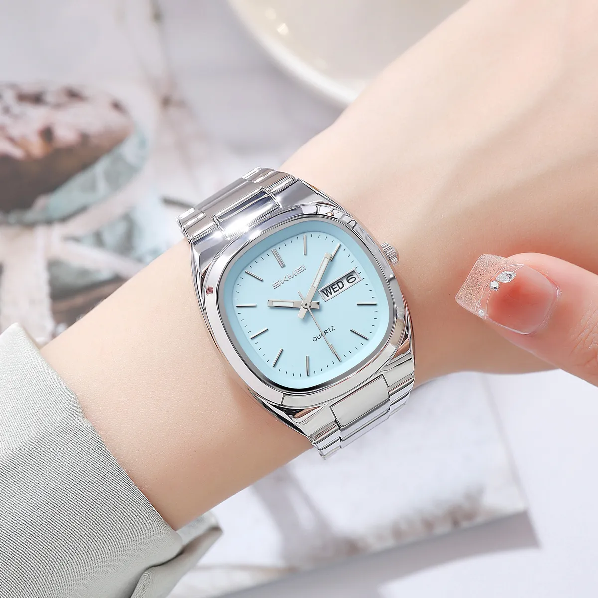 SKMEI 2420 Silver-Blue - Зображення 3